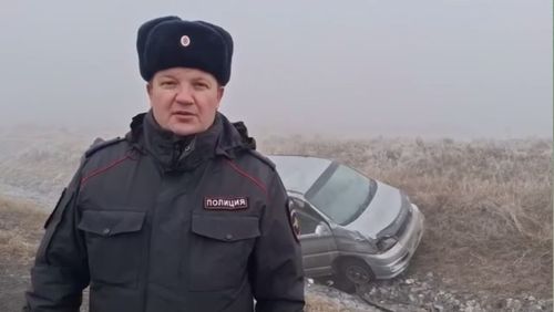 Скриншот кадра видео МВД по Хакасии